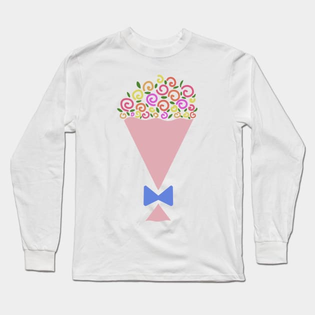 Flowers bouquet Long Sleeve T-Shirt by adelinegraphics